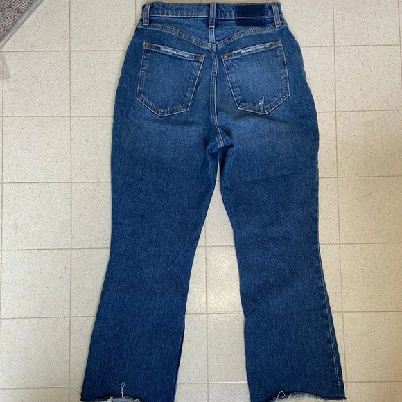 NEW Abercrombie & Fitch Ultra High Rise Kick Flare Blue Jeans - Curve Love 26/2S - Picture 4 of 5